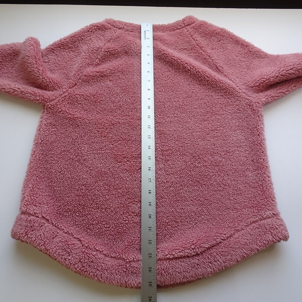 LOFT Women's Fleece Sweater Pink Mauve Comfy Soft Plush  Athleisure Size M - Picture 10 of 11